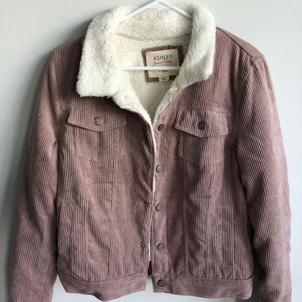 Ashley Sunrise Corduroy Sherpa Jacket